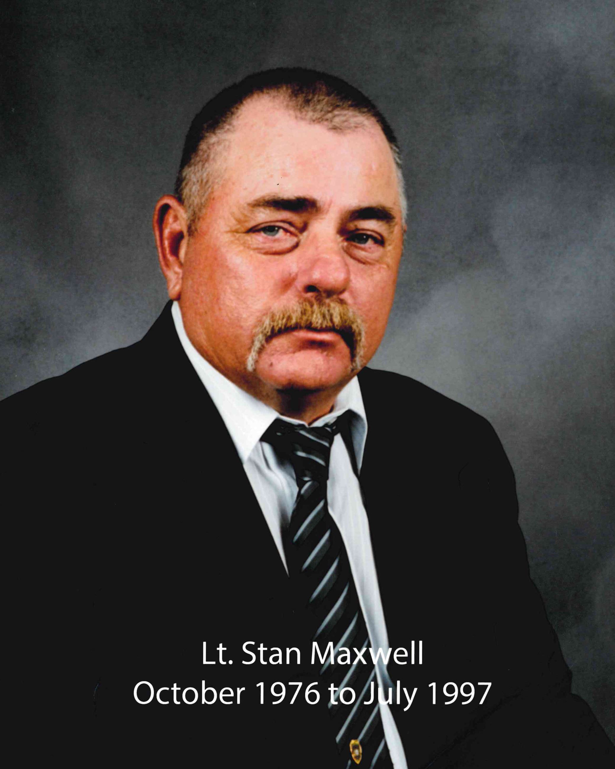 Lt Stan Maxwell