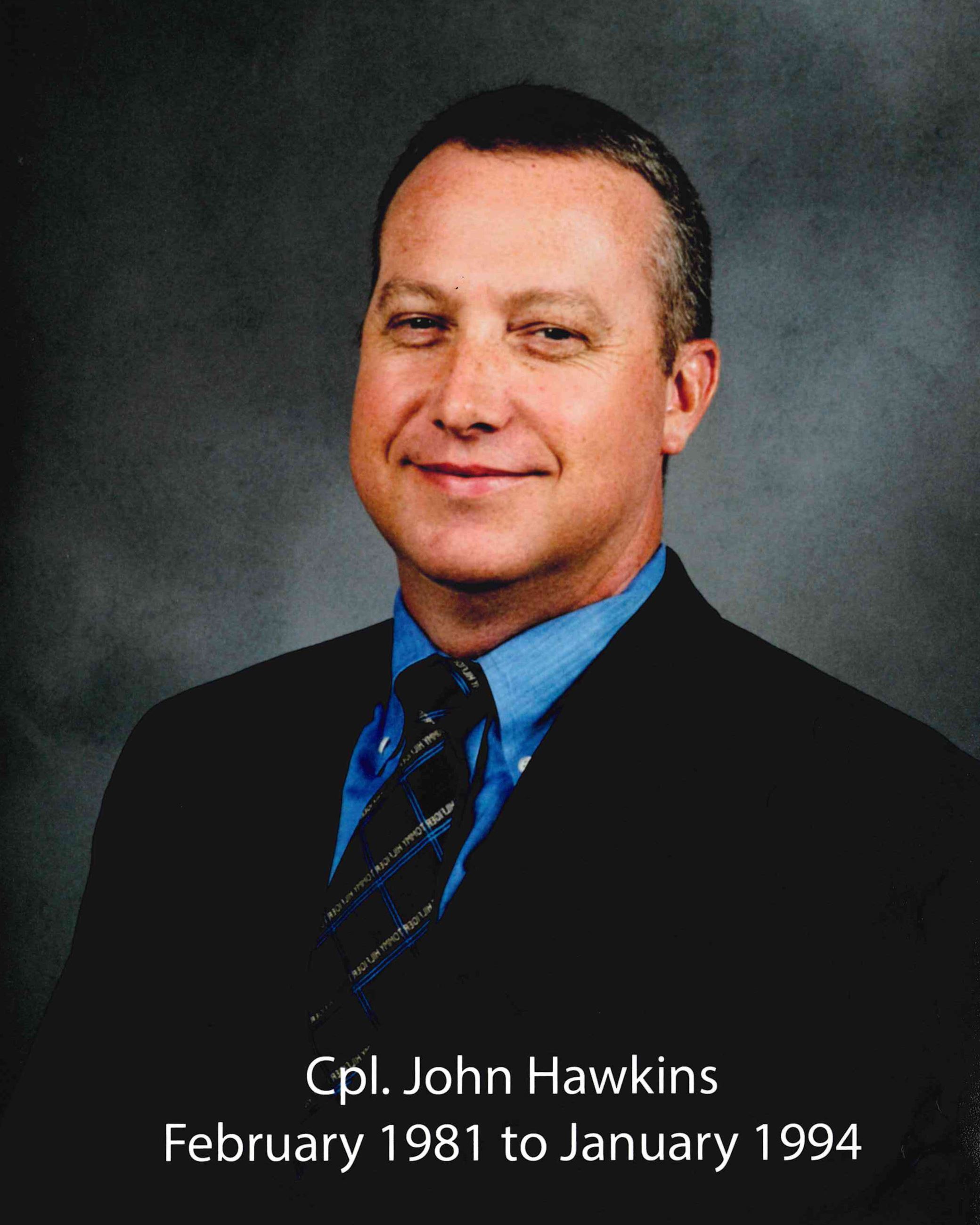 Cpl John Hawkins