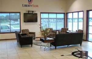 Sitting area in the lobby